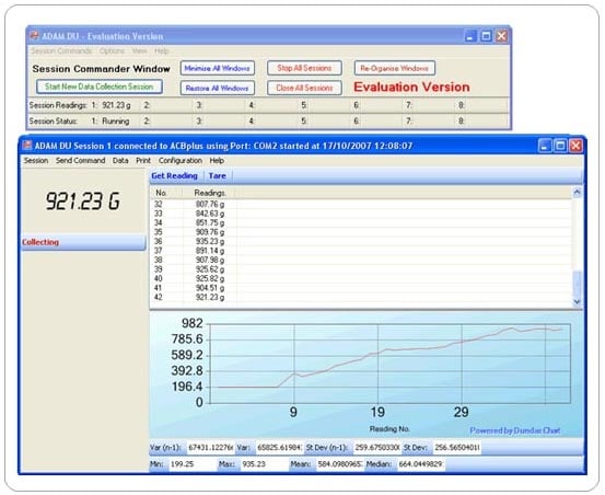 Adam Data Utility for Adam Balances &amp; Scales