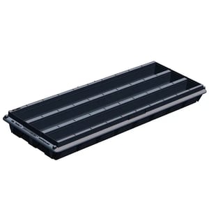 Flat Bottom Series 3 Black HyLogging Core Trays-1 || full image