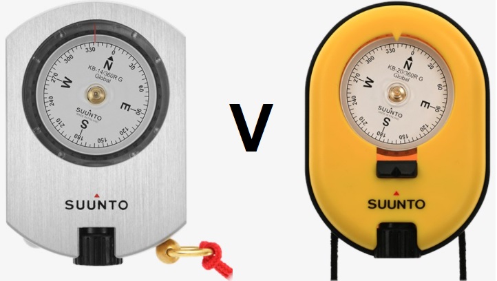 Suunto KB-14 v Suunto KB-20