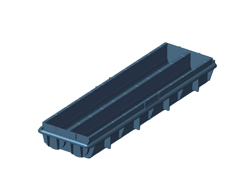 S3 4c Flat Bottom Core Tray