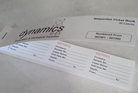Water Resistant Ticket Book || full image
