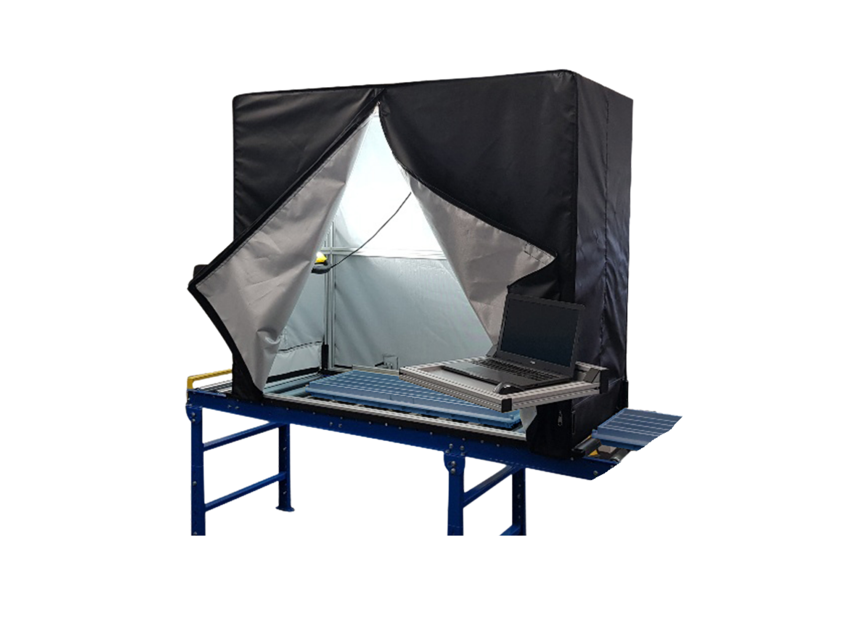 Discoverer fixed photo frame for core photography and sample data capture