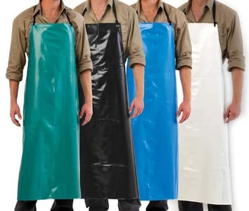 PVC Core Cutting Apron in various colours || full image