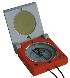 Freiberg Geologist's Compass with Mirror || full image