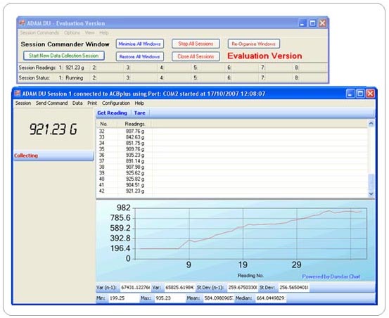 Adam Data Utility for Adam Balances &amp; Scales