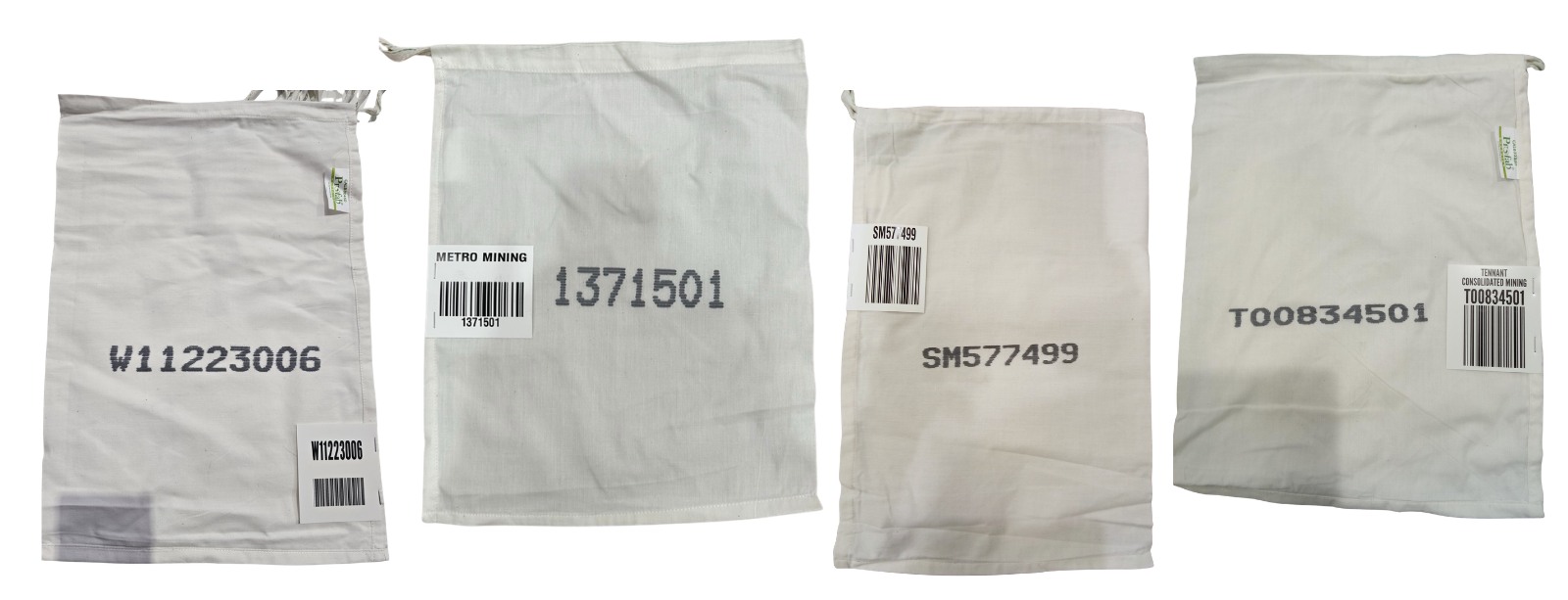 Calico numbered barcoded range