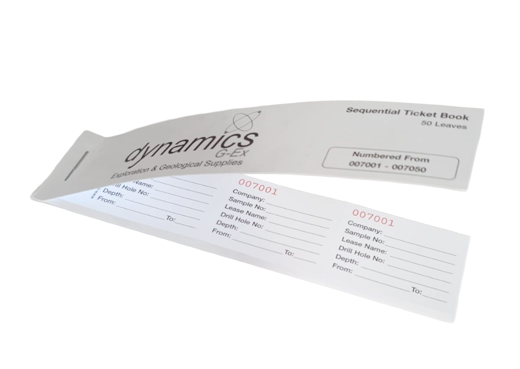 Water Resistant Ticket Book
