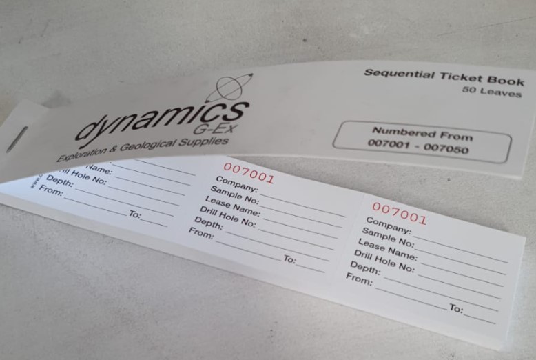 Water Resistant Ticket Book