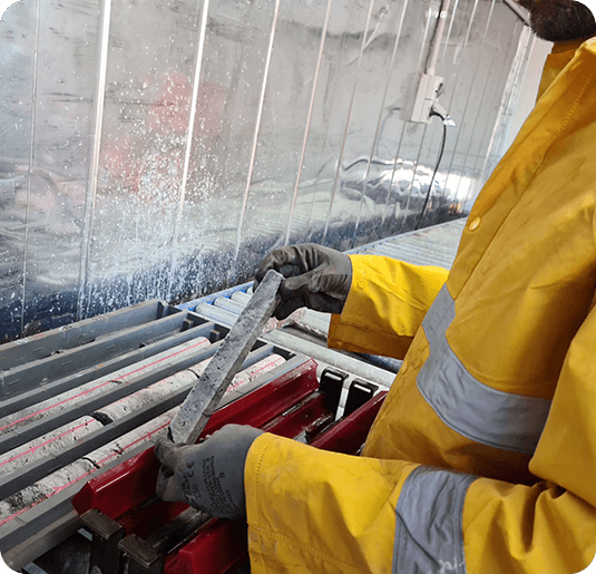 Discoverer core cutting facility