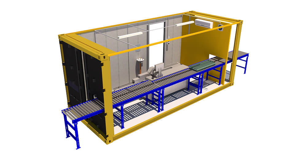 Core Cutting Facility — exterior render