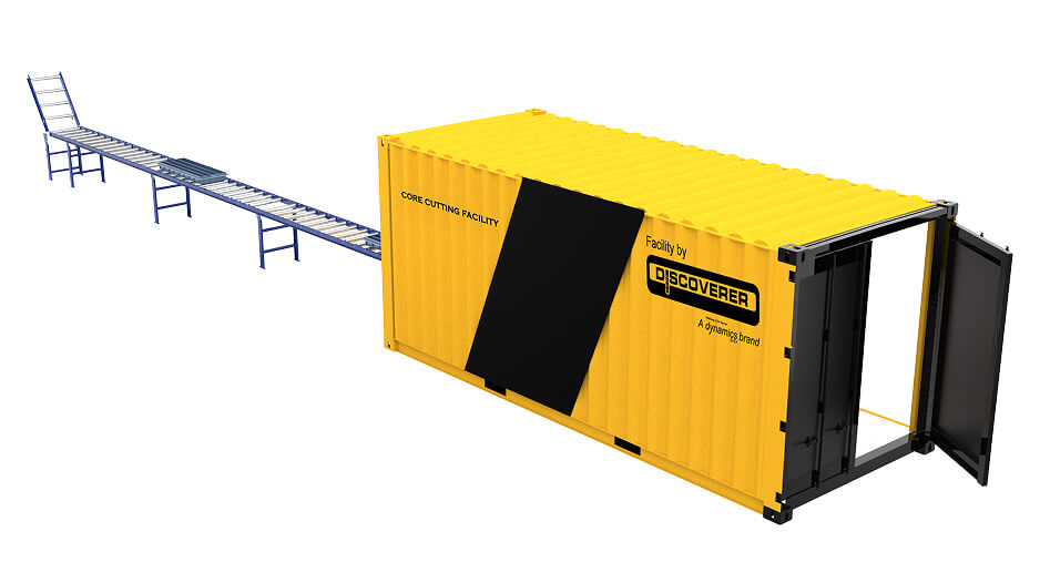 Core Cutting Facility render 3